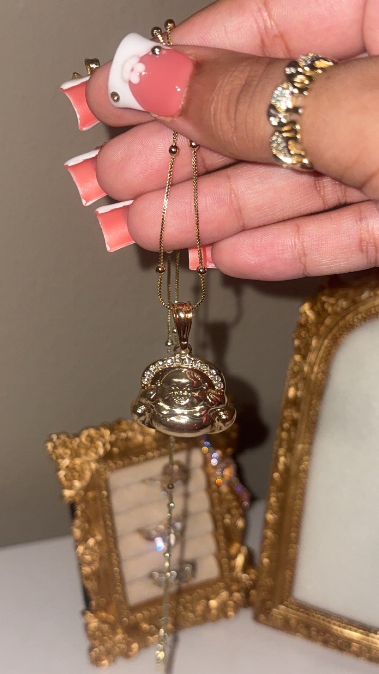 Gold Buddha Necklace