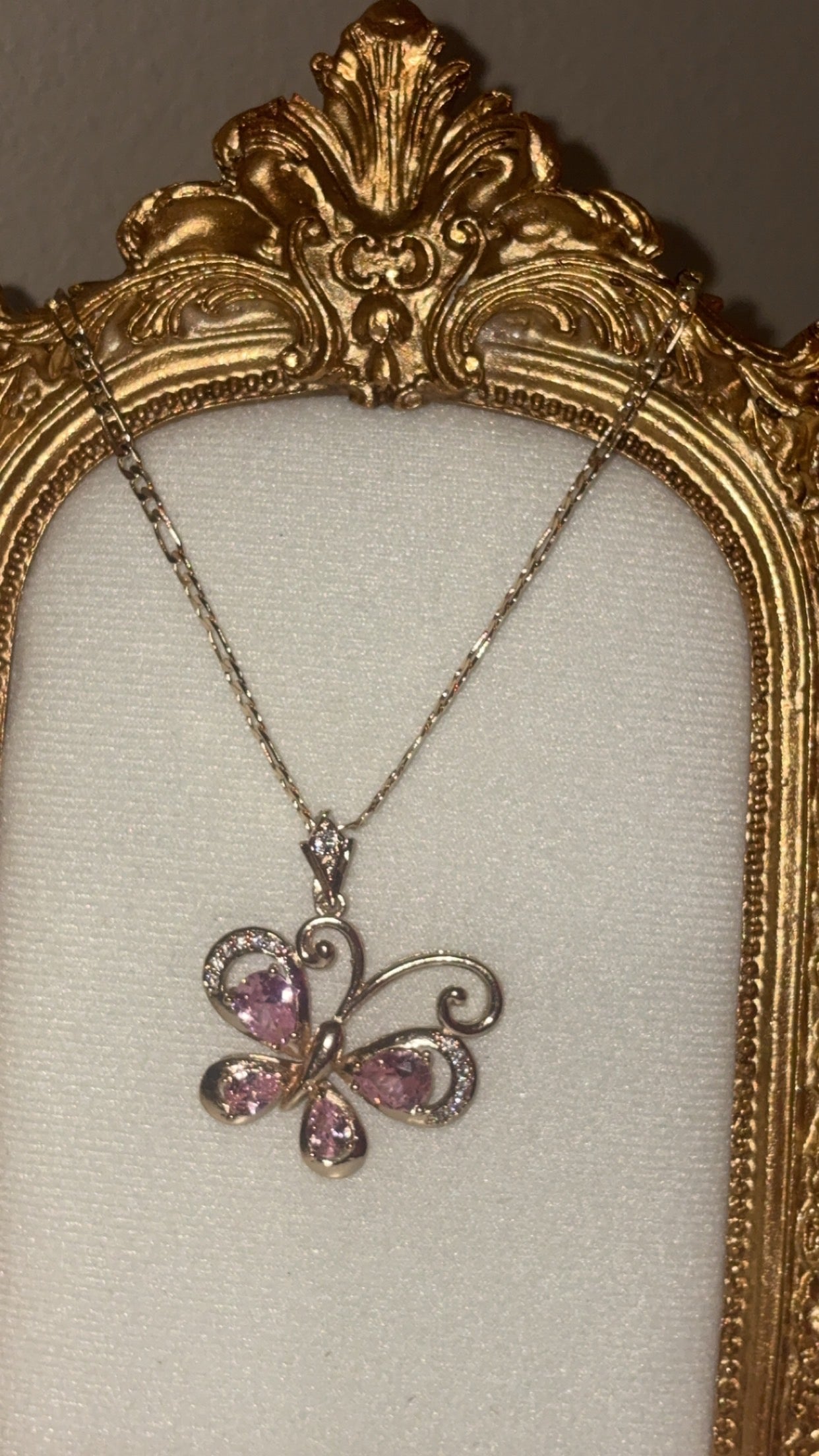 Gold Butterfly Necklace