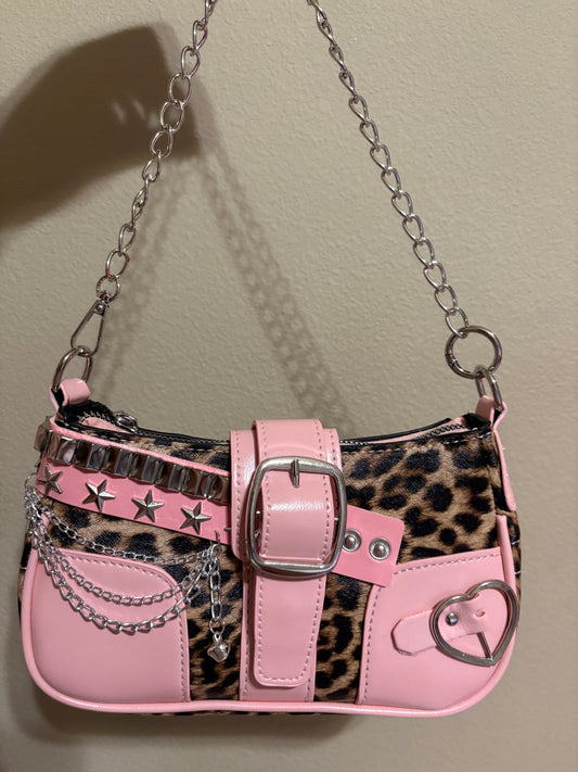Pink Cheetah Bag