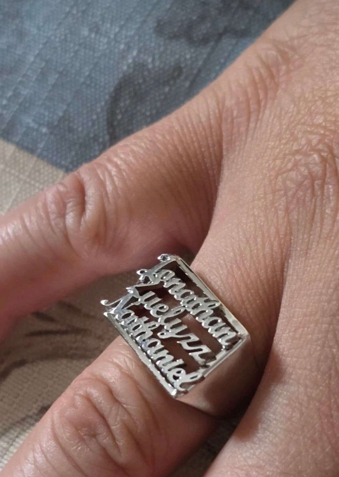 Custom Name Rings