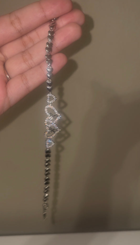 Silver Heart Bracelet