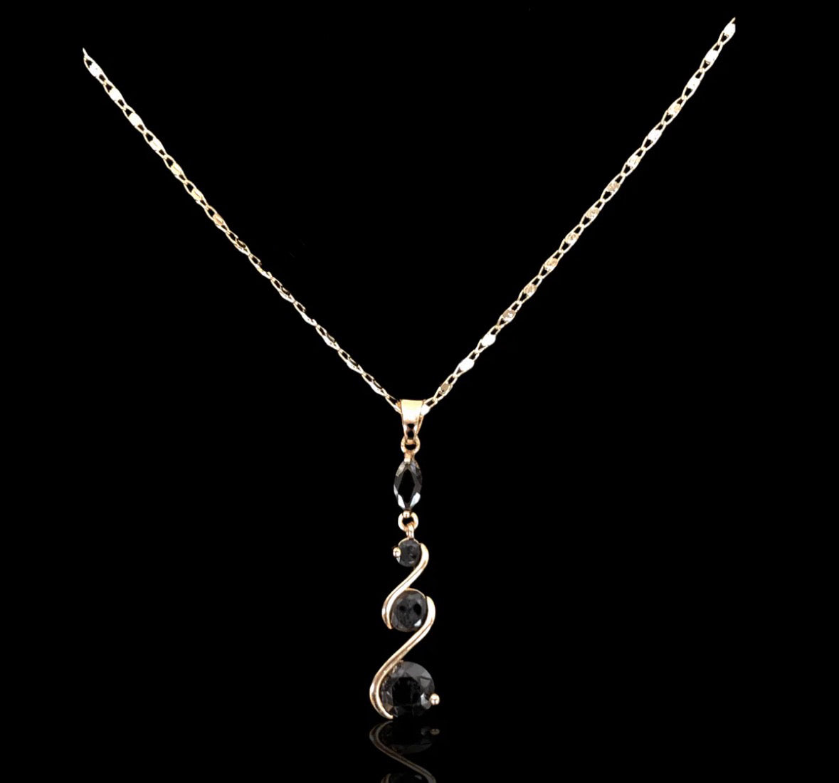 Black and Gold Necklace