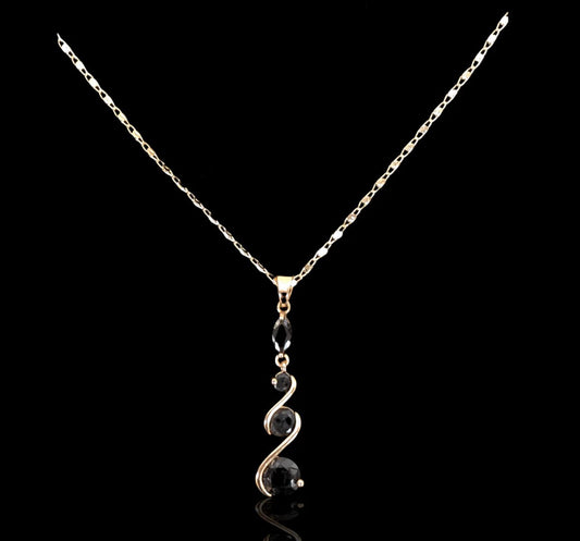 Black and Gold Necklace