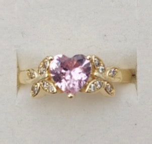 Pink Heart Ring