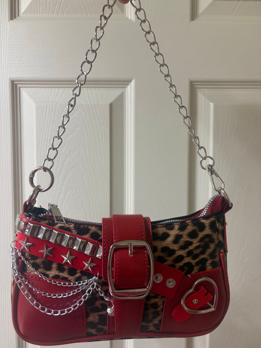 Red Cheetah Bag